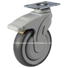 Swivel with Brake Medical TPR Caster